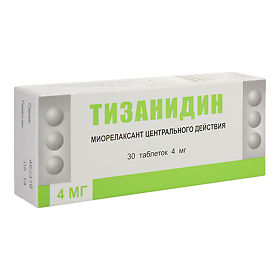 Купить тизанидин, таблетки 4мг, 30шт в Богородске