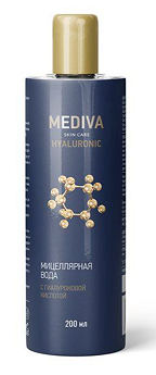 Mediva (Медива) вода мицеллярная с гиалуроновой кислотой, 200мл