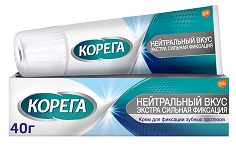 Купить корега крем для фиксации зубных протезов нейтральный вкус 40мл в Богородске