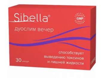 Купить sibella (сибелла) дуослим вечер, капсулы 300мг, 30 шт бад в Богородске