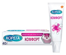 Купить корега крем для фиксации зубных протезов комфорт 40мл в Богородске