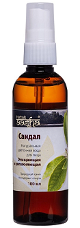 Aasha Herbals (Ааша Хербалс) вода для лица цветочная натуральная Сандал, 100мл