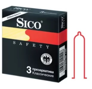 Купить sico (сико) презервативы safety классические 3шт в Богородске