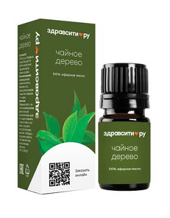 Масло эфирное Чайное дерево Здравсити, флакон 10мл