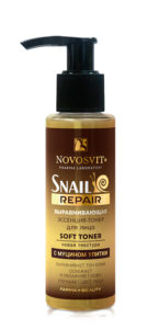 Купить novosvit (новосвит) snail repair эссенция-тонер для лица выравнивающий с муцином улитки, 100мл в Богородске