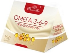 Мирролла Омега-3-6-9 370мг капсулы 100шт БАД