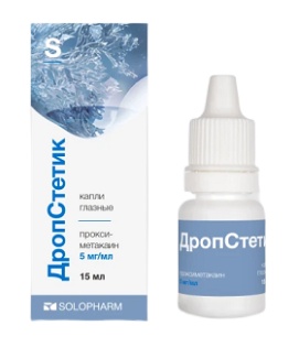 ДропСтетик, капли глазные 5мг/мл, флакон 15мл
