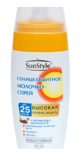 Купить сан стайл молочко-спрей солнцезащитное spf-25 125мл в Богородске