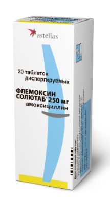 Купить флемоксин солютаб, таблетки диспергируемые 250мг, 20 шт в Богородске