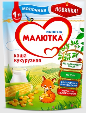 Купить малютка каша мол. кукурузная с 5мес 220г в Богородске
