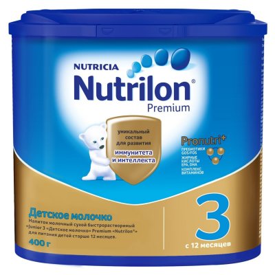 Купить nutrilon junior premium 3 (нутрилон) сухая смесь детская с 12 месяцев, 400г в Богородске
