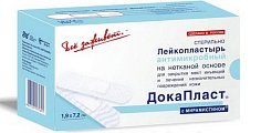 Купить пластырь докапласт антимикробный с мирамистином 1,9х7,2см, 10 шт в Богородске