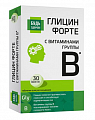Купить глицин форте с витаминами в1, в6, в12 будь здоров! таблетки массой 600мг 30шт бад в Богородске