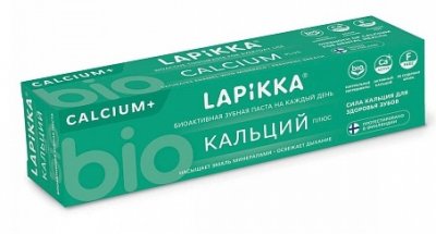 Купить лапика (lappika) зубная паста кальций плюс, 94г в Богородске