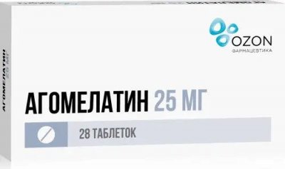 Купить агомелатин, таблетки, покрытые пленочной оболочкой 25мг, 28 шт в Богородске