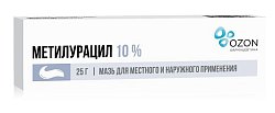 Купить метилурацил, мазь для наружного применения 10%, 25г в Богородске