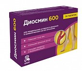 Купить диосмин 600, таблетки покрытые оболочкой массой 1,1г, 30 шт бад в Богородске