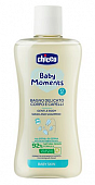 Купить chicco baby moments (чикко) пена для тела и волос нежная детская 200мл в Богородске