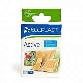 Купить ecoplast activ набор тканевых пластырей, 16 шт в Богородске