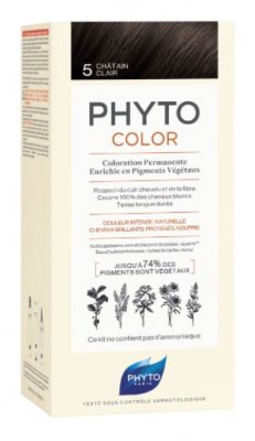 Купить фитосолба фитоколор (phytosolba phyto color) краска для волос оттенок 5 светлый шатен 50/50/12мл в Богородске