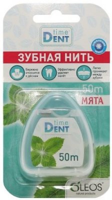 Купить таймдент (timedent) зубная нить мята 50м в Богородске