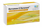 Купить витамин е реневал, капсулы 100мг, 30 шт бад в Богородске