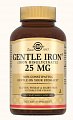 Купить solgar (солгар) легкодоступное железо джентл айрон 25мг, капсулы 475мг 180 шт бад в Богородске