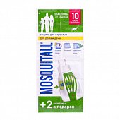 Купить mosquitall (москитолл) защита для взрослых пластинки от комаров 12шт в Богородске