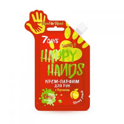 Купить 7 days крем для рук увлажняющий с персиком, 25 г в Богородске