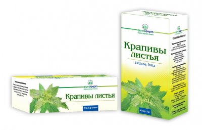 Купить крапивы листья, фильтр-пакеты 1,5г, 20 шт в Богородске