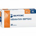 Купить мемантин-вертекс, таблетки, покрытые пленочной оболочкой 20мг, 30 шт в Богородске