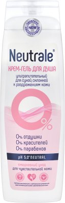Купить neutrale (нейтрал) крем- гель для душа ультрапитательный для сухой и раздраженной кожи 400мл в Богородске