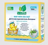 Купить dr.tuttelle (доктор туттелле) соль для ванны морская детская с целебными травами, 1000г в Богородске