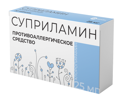 Купить суприламин, таблетки 25мг, 20 шт от аллергии в Богородске