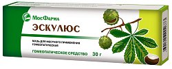 Купить эскулюс, мазь для наружного применения гомеопатическая 30г в Богородске