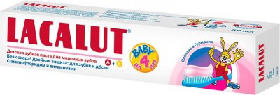 Купить лакалют (lacalut) зубная паста для детей бейби до 4-х лет, 50мл в Богородске