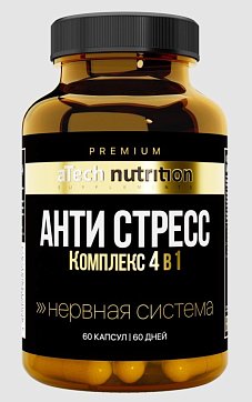 Atech Nutrition Premium (Атех Нутришн Премиум) Анти Стресс, таблетки массой 620 мг 60 шт. БАД