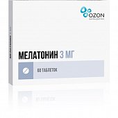 Купить мелатонин, таблетки, покрытые пленочной оболочкой 3мг, 60 шт в Богородске
