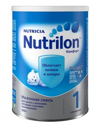 Купить nutrilon 1 (нутрилон) комфорт сухая смесь детская с рождения, 900г в Богородске