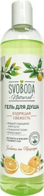 Купить svoboda natural (свобода натурал) гель для душа бодрящая свежесть с экстрактом зеленого чая и апельсина, 430 мл в Богородске