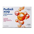 Купить рыбий жир с витаминами а,д,е витатека, капсулы 370мг, 100 шт бад в Богородске