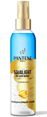Купить pantene pro-v (пантин) спрей aqua light мгновенное питание, 150 мл в Богородске