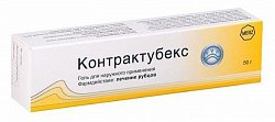 Купить контрактубекс, гель для наружного применения, 50г в Богородске