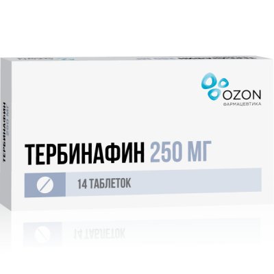 Купить тербинафин, таблетки 250мг, 14 шт в Богородске