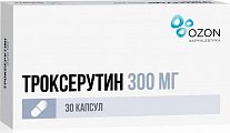 Купить троксерутин, капслы 300мг, 30 шт в Богородске