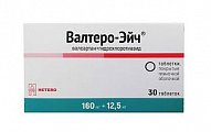 Купить валтеро-эйч, таблетки покрытые пленочной оболочкой 160 мг+ 12,5 мг, 30 шт в Богородске