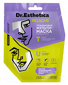 Купить dr. esthetica (др. эстетика) no acne мульти-маска пузырьковая pink&green 1шт в Богородске