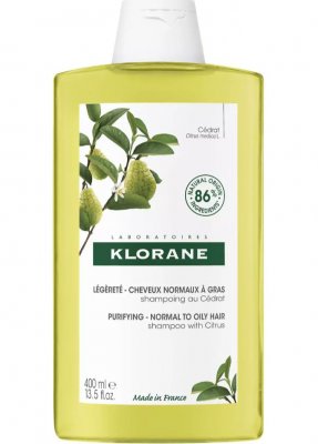 Купить klorane (клоран) шампунь тонизирующий с мякотью цитрона, 400мл в Богородске