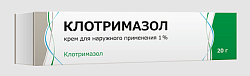 Купить клотримазол, крем для наружного применения 1%, 20г в Богородске