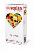 Купить masculan (маскулан) презервативы с ароматом тутти-фрутти tutti-frutti, 10 шт в Богородске